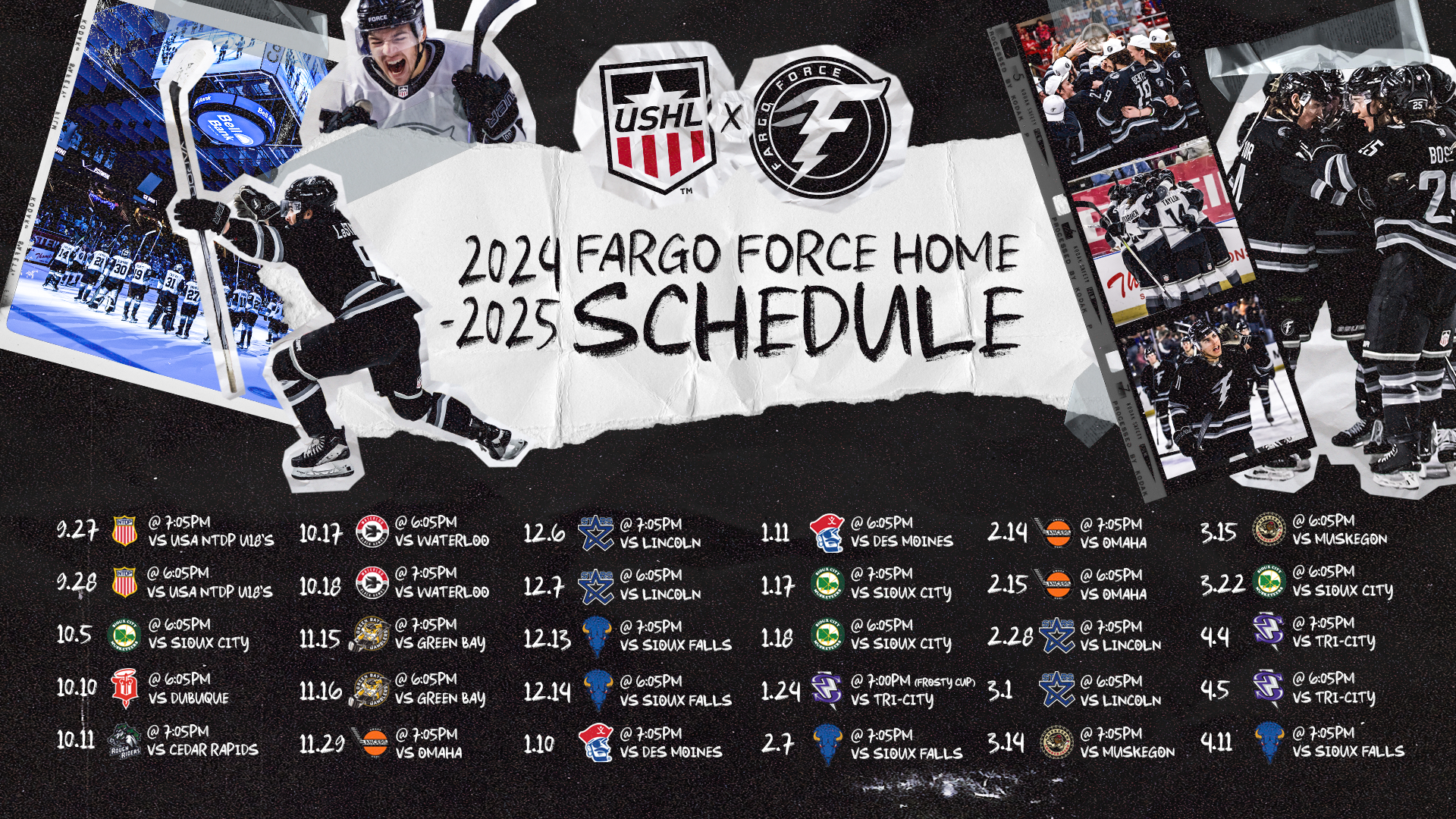 Fargo Force Home Schedule