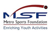 Metro Sports Foundation logo with tagline Enriching Youth Activities